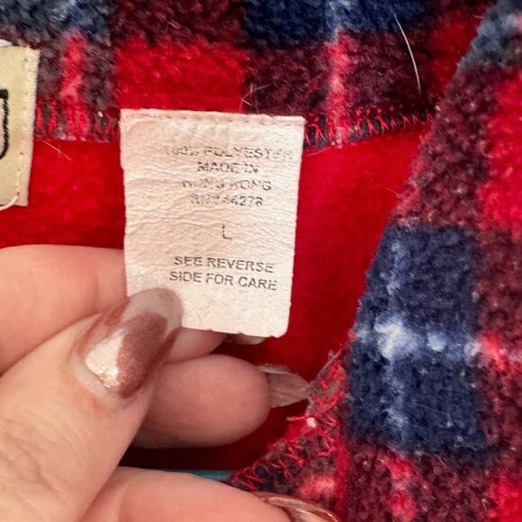 Vintage Longaberger Christmas Quarter Zip Fleece - Picture 7 of 10